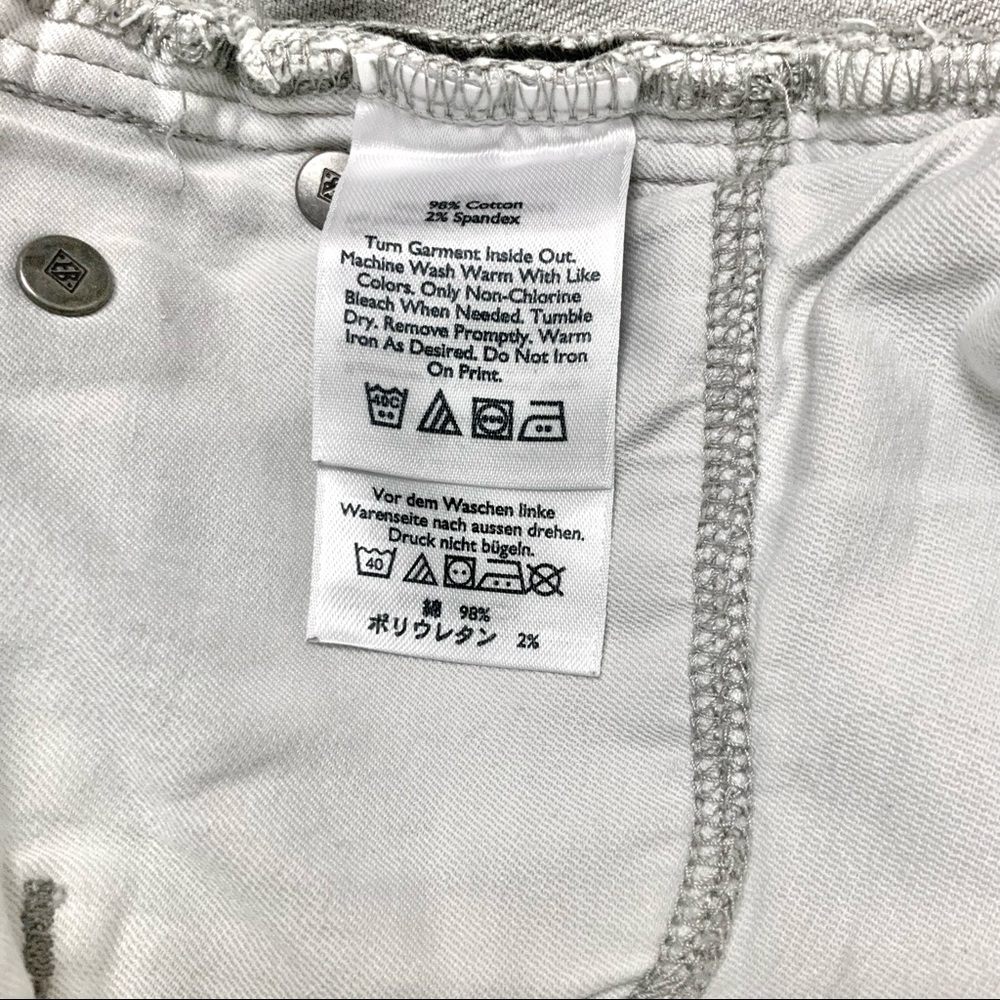 EDDIE BAUER Grey Cuffed Cropped Jeans - Picture 10 of 14